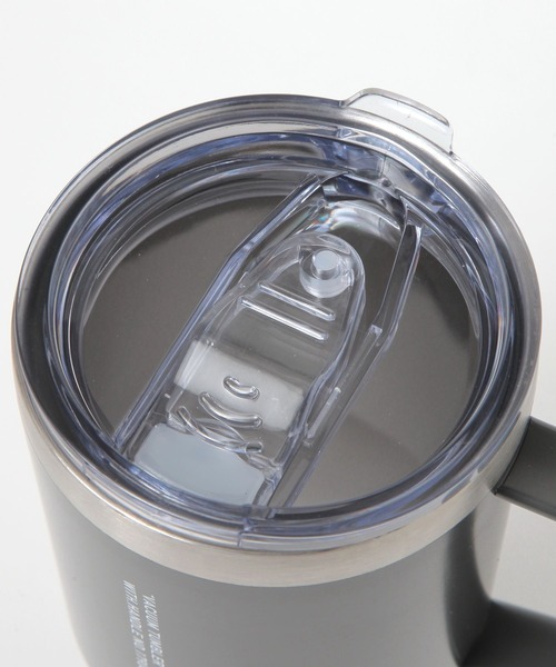 LAKOLE（ラコレ）の「【保温保冷】フタ&ハンドル付きタンブラー323162（水筒・レディース・チャコール/アイボリー/グリーン/ブルー/イエロー/オレンジ・FREE）」の18枚目の写真