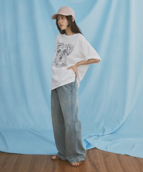 MERLOT（メルロー）の「【新色・新柄追加】ヴィンテージライクアニマルプリントT（Tシャツ/カットソー・レディース・グレー系その他/ホワイト系その他/グレー/ホワイト/ベージュ・FREE）」の16枚目の写真