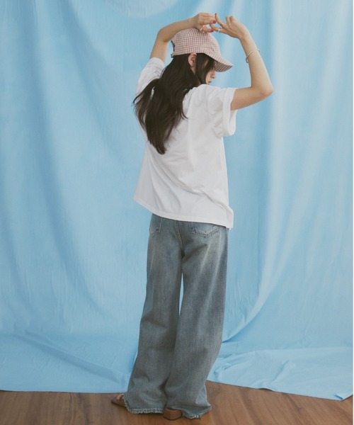 MERLOT（メルロー）の「【新色・新柄追加】ヴィンテージライクアニマルプリントT（Tシャツ/カットソー・レディース・グレー系その他/ホワイト系その他/グレー/ホワイト/ベージュ・FREE）」の17枚目の写真