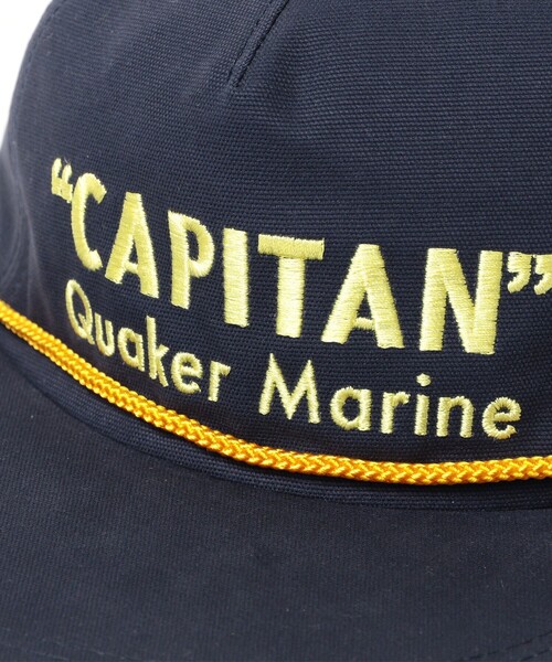 BEAMS PLUS（ビームスプラス）の「【別注】Quaker Marine Supply Co. / Capitan Whale Watcher（キャップ・メンズ・ネイビー/ナチュラル・ONE SIZE）」の7枚目の写真