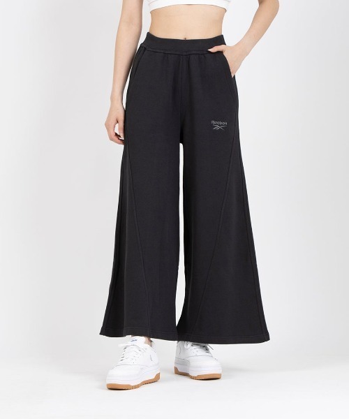 Reebok(リーボック)の「アイコン エレメンツ パンツ / ICON ELEMENTS FT PANT(その他パンツ・レディース・アイボリー/ブラック・X-LARGE/SMALL/MEDIUM/LARGE)」の2枚目の写真