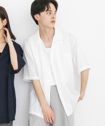 SENSE OF PLACE by URBAN RESEARCH | 『ユニセックス』シアーヨウリュウオープンカラーシャツ(シャツ/ブラウス)