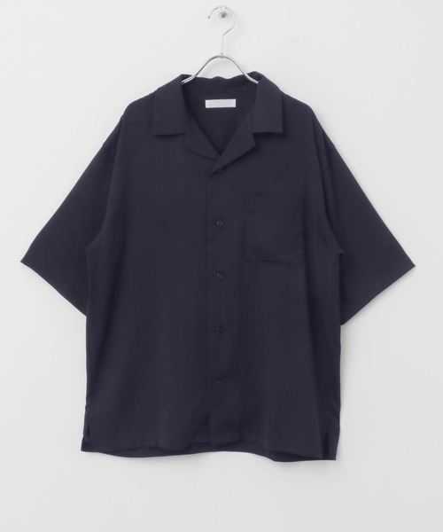 セール】『ユニセックス』シアーヨウリュウオープンカラーシャツ