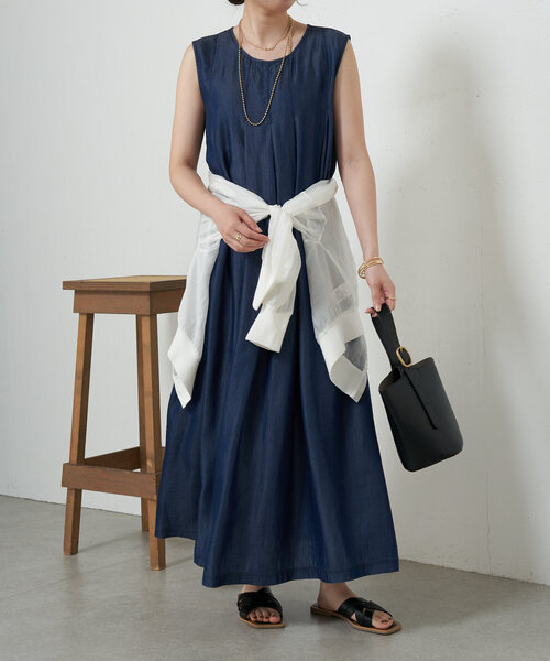Jena espace merveilleux テンセルノースリワンピース 新品 Jena espace merveilleux｜テンセルノースリワンピース