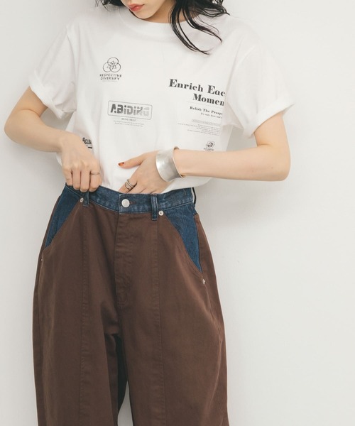 KBF（ケイビーエフ）の「『2サイズ展開』バイカラーコクーンパンツ（その他パンツ・レディース・ブラウン系その他/ブラック系その他・38/36）」の19枚目の写真