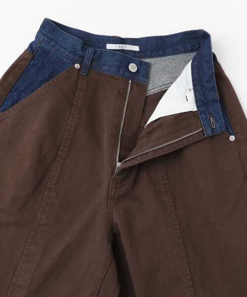 KBF（ケイビーエフ）の「『2サイズ展開』バイカラーコクーンパンツ（その他パンツ・レディース・ブラウン系その他/ブラック系その他・38/36）」の4枚目の写真