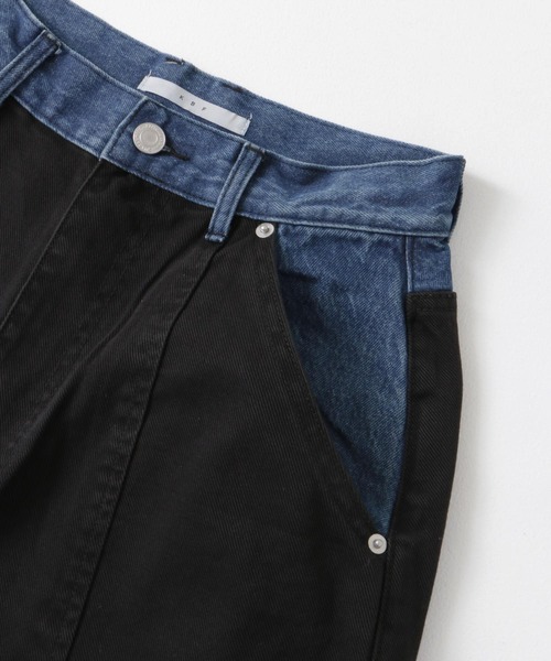 KBF（ケイビーエフ）の「『2サイズ展開』バイカラーコクーンパンツ（その他パンツ・レディース・ブラウン系その他/ブラック系その他・38/36）」の8枚目の写真