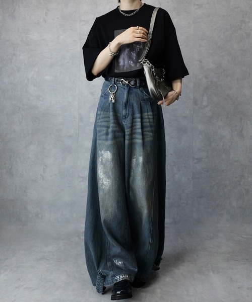 Spielio（シュピーリオ）の「【Spielio】Half moon chain bag/Shoulder bag ハーフムーンチェーンバッグ/ショルダーバッグ（ショルダーバッグ・メンズ・アンティークシルバー/ブラック/ネイビー・FREE）」の6枚目の写真