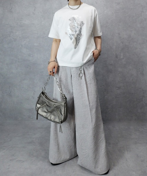 Spielio（シュピーリオ）の「【Spielio】Half moon chain bag/Shoulder bag ハーフムーンチェーンバッグ/ショルダーバッグ（ショルダーバッグ・メンズ・アンティークシルバー/ブラック/ネイビー・FREE）」の7枚目の写真