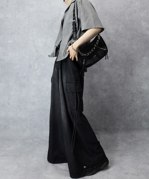 Spielio（シュピーリオ）の「【Spielio】Half moon chain bag/Shoulder bag ハーフムーンチェーンバッグ/ショルダーバッグ（ショルダーバッグ・メンズ・アンティークシルバー/ブラック/ネイビー・FREE）」の21枚目の写真