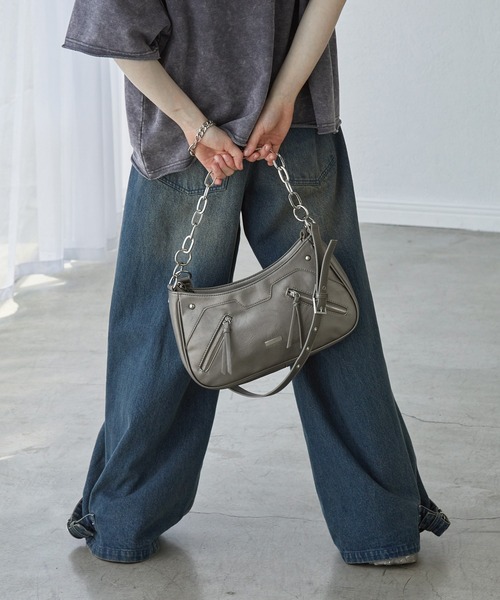 Spielio】Half moon chain bag/Shoulder bag ハーフムーン