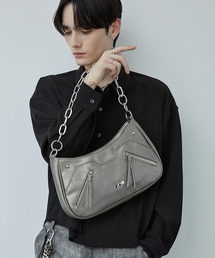 Spielio（シュピーリオ）の「【Spielio】Half moon chain bag/Shoulder bag ハーフムーンチェーンバッグ/ショルダーバッグ（ショルダーバッグ）」