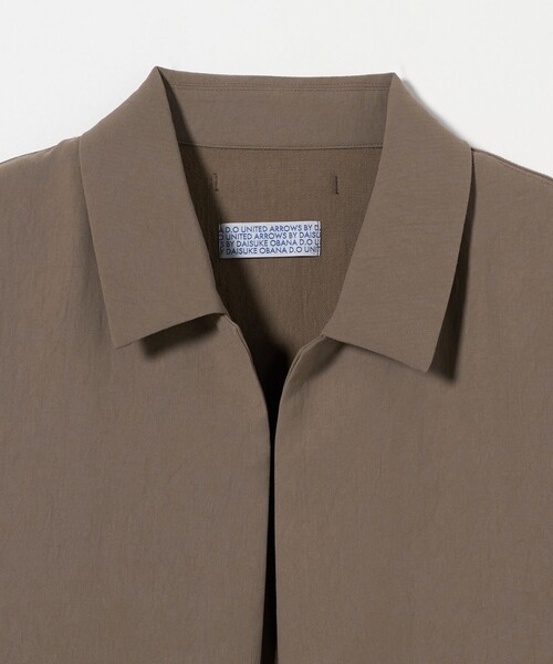 UNITED ARROWS & SONS by DAISUKE OBANA(ユナイテッドアローズアンドサンズバイダイスケオバナ)の「<D.O UNITED ARROWS BY DAISUKE OBANA>Ⅰ D/SSL COACH SHIRT/コーチシャツ(シャツ/ブラウス・メンズ・ブラック/ネイビー/グレー系/モカ・S/L/M)」の22枚目の写真