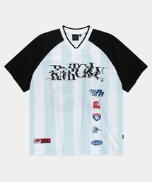 tシャツ A'GEM/9 × .kom 「ROMANTIC CROWN/ロマンティック クラウン」SHINING LOGO FOOTBALL JERS A'GEM/9 × .kom 『ROMANTIC CROWN/ロマンティック クラウン