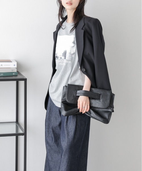 La-gemme(ラジェム)の「フォトプリント ロゴTシャツ(Tシャツ/カットソー・レディース・グレー/ホワイト/ブラック・フリー)」の15枚目の写真