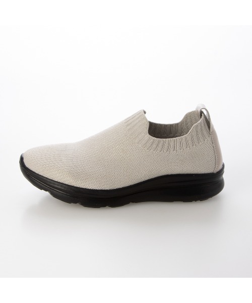 Atelier(アトリエ)の「【レイン対応】ニットスリッポンスニーカー(スリッポン・レディース・グレー系その他4/ブラック系その他・23.5cm/24cm/24.5cm/23cm/22.5cm)」の3枚目の写真