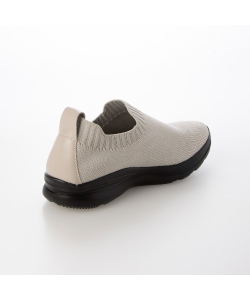 Atelier(アトリエ)の「【レイン対応】ニットスリッポンスニーカー(スリッポン・レディース・グレー系その他4/ブラック系その他・23.5cm/24cm/24.5cm/23cm/22.5cm)」の4枚目の写真