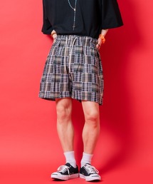 チェック パッチワーク」に該当するパンツファッション通販