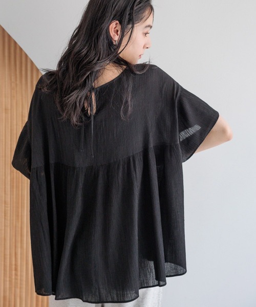 LOWRYS FARM(ローリーズファーム)の「ヨウリュウチュニックSS 495288(シャツ/ブラウス・レディース・グリーン系その他/アイボリー/ブラック・FREE)」の20枚目の写真