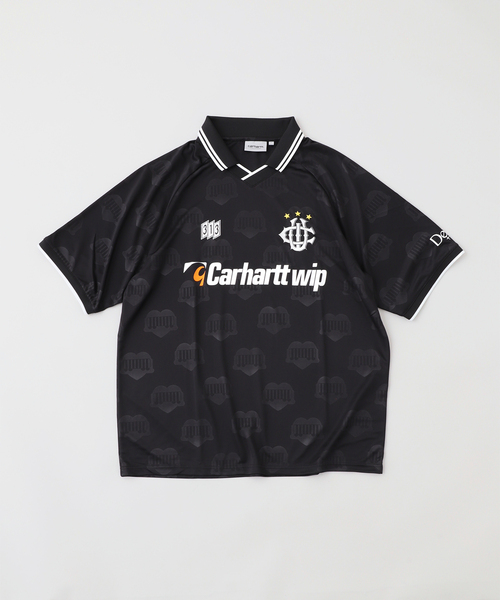 JOINT WORKS(ジョイントワークス)の「Carhartt/カーハートS/S HARTTS FOOTBALL T-SHIRT(Tシャツ/カットソー・メンズ・ブルー/ブラック・MEDIUM/LARGE)」の1枚目の写真