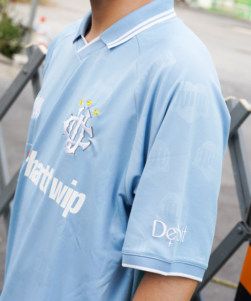 JOINT WORKS(ジョイントワークス)の「Carhartt/カーハートS/S HARTTS FOOTBALL T-SHIRT(Tシャツ/カットソー・メンズ・ブルー/ブラック・MEDIUM/LARGE)」の3枚目の写真