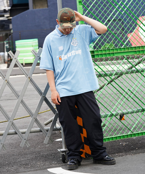 JOINT WORKS(ジョイントワークス)の「Carhartt/カーハートS/S HARTTS FOOTBALL T-SHIRT(Tシャツ/カットソー・メンズ・ブルー/ブラック・MEDIUM/LARGE)」の5枚目の写真