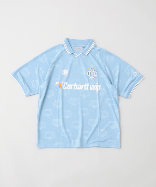 JOINT WORKS(ジョイントワークス)の「Carhartt/カーハートS/S HARTTS FOOTBALL T-SHIRT(Tシャツ/カットソー・メンズ・ブルー/ブラック・MEDIUM/LARGE)」の7枚目の写真