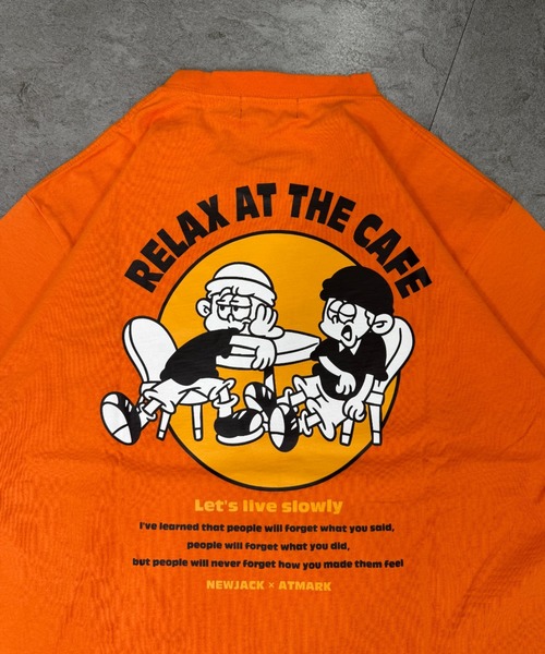 ATMARK(アットマーク)の「《2サイズ展開 / UNISEX 》NEWJACK×ATMARK コラボレーションTee(Tシャツ/カットソー・メンズ・ホワイト×ブラック/ホワイト/ブラック/オレンジ・MEDIUM/LARGE)」の15枚目の写真