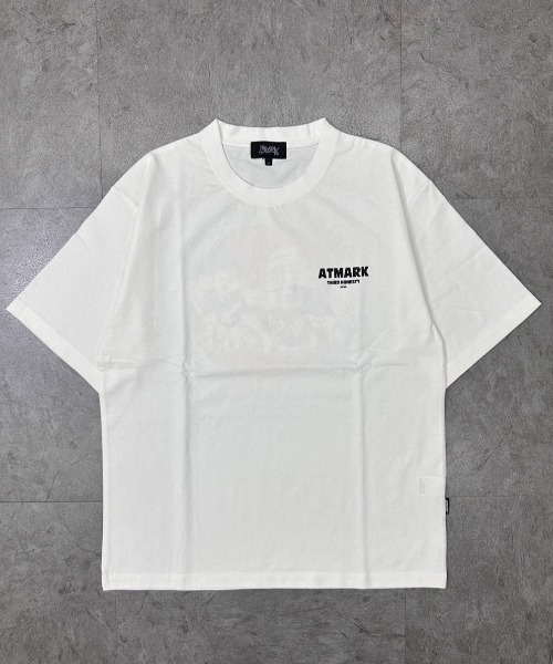 ATMARK(アットマーク)の「《2サイズ展開 / UNISEX 》NEWJACK×ATMARK コラボレーションTee(Tシャツ/カットソー・メンズ・ホワイト×ブラック/ホワイト/ブラック/オレンジ・MEDIUM/LARGE)」の12枚目の写真
