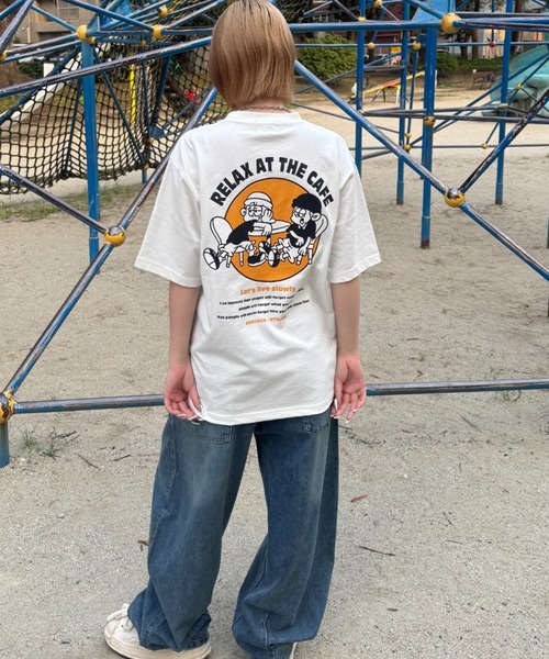 ATMARK(アットマーク)の「《2サイズ展開 / UNISEX 》NEWJACK×ATMARK コラボレーションTee(Tシャツ/カットソー・メンズ・ホワイト×ブラック/ホワイト/ブラック/オレンジ・MEDIUM/LARGE)」の21枚目の写真