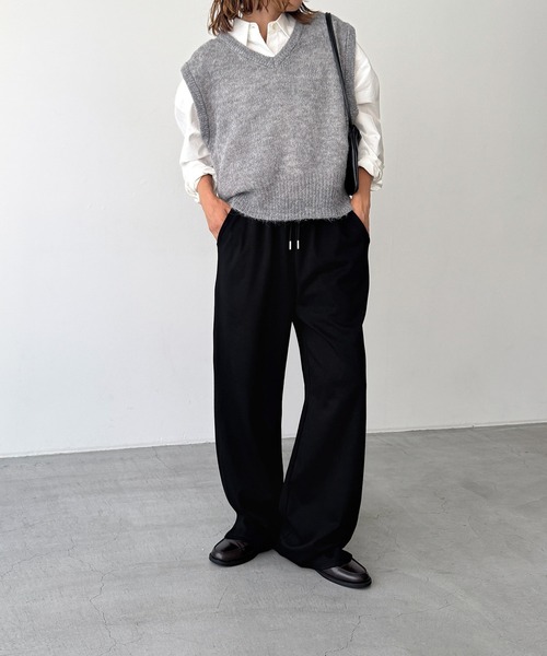 CANAL JEAN（キャナルジーン）の「El mar　ライトオンススウェットパンツ（スウェットパンツ・レディース・ブラック/グレー・ONE SIZE）」の5枚目の写真