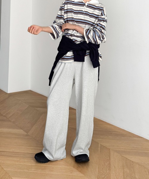 CANAL JEAN（キャナルジーン）の「El mar　ライトオンススウェットパンツ（スウェットパンツ・レディース・ブラック/グレー・ONE SIZE）」の6枚目の写真