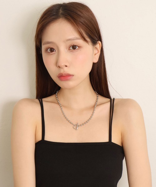 CEMONEMO（セモネモ）の「ボールチェーン ハート マンテル ネックレス（ネックレス・レディース・シルバー/ゴールド・FREE）」の15枚目の写真