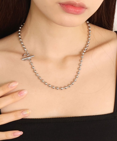 CEMONEMO（セモネモ）の「ボールチェーン ハート マンテル ネックレス（ネックレス・レディース・シルバー/ゴールド・FREE）」の20枚目の写真