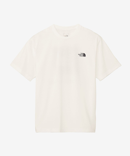 THE NORTH FACE（ザノースフェイス）の「THE NORTH FACE / ショート スリーブ バック スクエア ロゴ T（Tシャツ/カットソー・メンズ・カーキ/ホワイト/ベージュ・MEDIUM/LARGE/X-LARGE）」の9枚目の写真