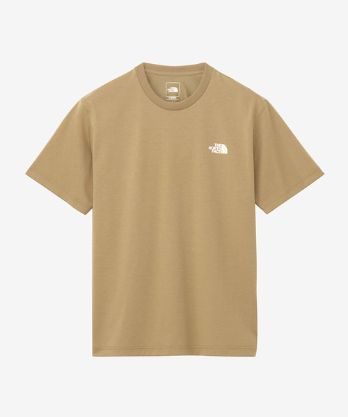 THE NORTH FACE（ザノースフェイス）の「THE NORTH FACE / ショート スリーブ バック スクエア ロゴ T（Tシャツ/カットソー・メンズ・カーキ/ホワイト/ベージュ・MEDIUM/LARGE/X-LARGE）」の10枚目の写真