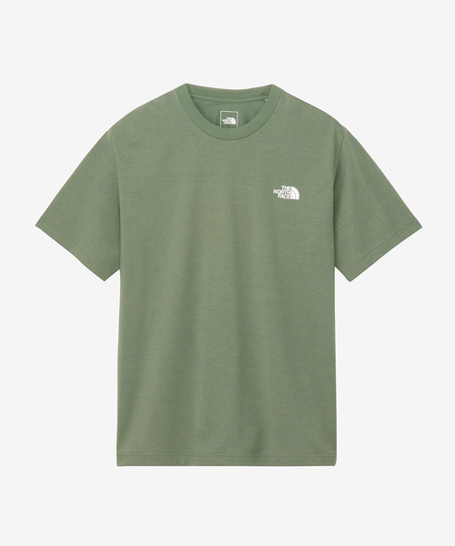THE NORTH FACE（ザノースフェイス）の「THE NORTH FACE / ショート スリーブ バック スクエア ロゴ T（Tシャツ/カットソー・メンズ・カーキ/ホワイト/ベージュ・MEDIUM/LARGE/X-LARGE）」の11枚目の写真