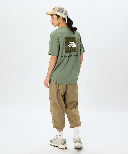 THE NORTH FACE（ザノースフェイス）の「THE NORTH FACE / ショート スリーブ バック スクエア ロゴ T（Tシャツ/カットソー・メンズ・カーキ/ホワイト/ベージュ・MEDIUM/LARGE/X-LARGE）」の13枚目の写真