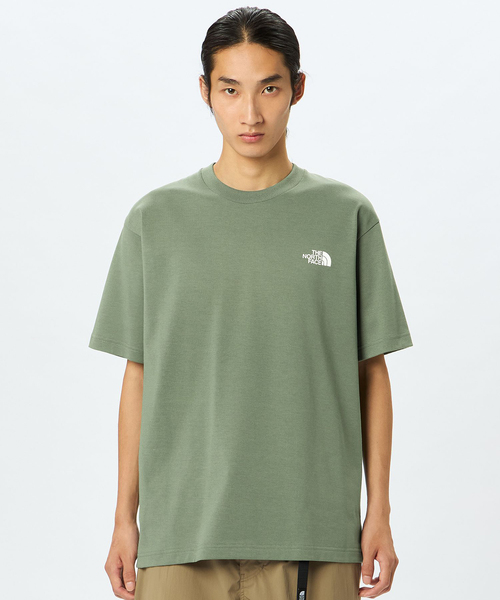 THE NORTH FACE（ザノースフェイス）の「THE NORTH FACE / ショート スリーブ バック スクエア ロゴ T（Tシャツ/カットソー・メンズ・カーキ/ホワイト/ベージュ・MEDIUM/LARGE/X-LARGE）」の14枚目の写真