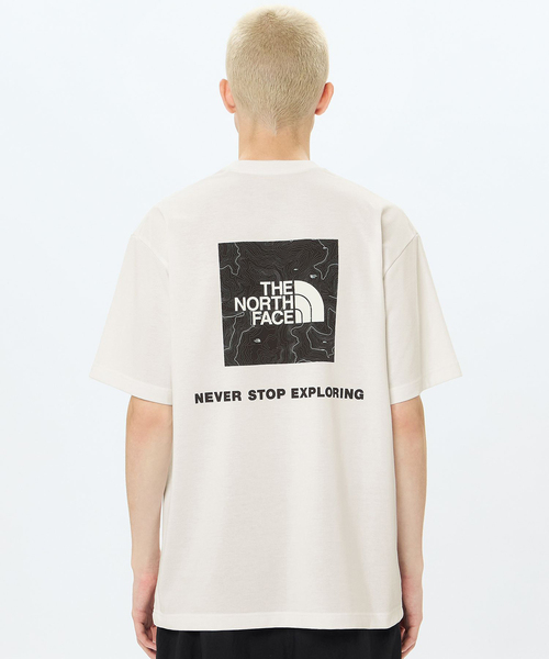 THE NORTH FACE（ザノースフェイス）の「THE NORTH FACE / ショート スリーブ バック スクエア ロゴ T（Tシャツ/カットソー・メンズ・カーキ/ホワイト/ベージュ・MEDIUM/LARGE/X-LARGE）」の6枚目の写真