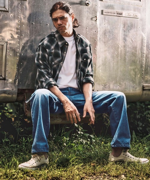 WONDER WALL MOTEL(ワンダーウォールモーテル)の「mp13762- DENIM 5POCKET PANTS デニムパンツ(デニムパンツ・メンズ・インディゴブルー/ライトインディゴブルー・S/M/L/XL)」の12枚目の写真