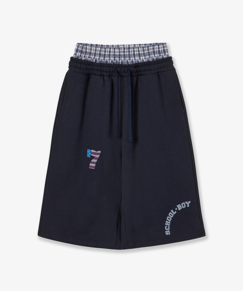 パンツ AEAE TRUNK LAYERED SWEATSHORTS TRUNK LAYERED SWEATSHORTS