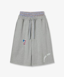 aeae(G[C[G[C[)TRUNK LAYERED SWEATSHORTS(XEFbgpc)
