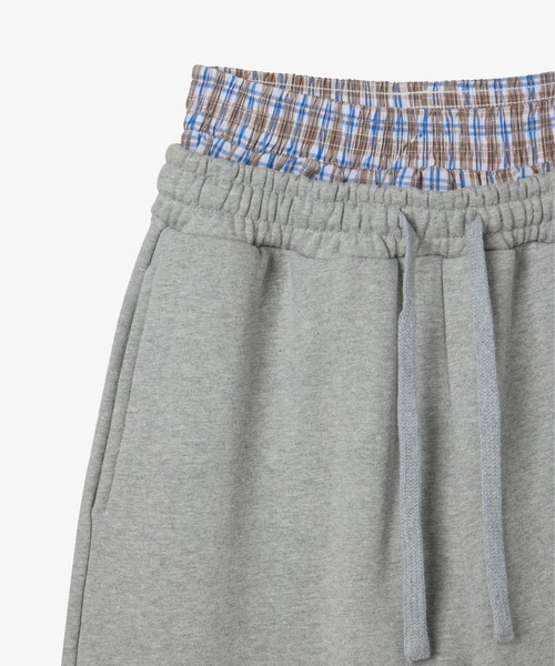 パンツ aeae TRUNK LAYERED SWEATSHORTS TRUNK LAYERED SWEATSHORTS