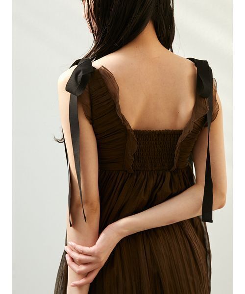 シアーシフォンワッシャーワンピース（ワンピース）｜SNIDEL