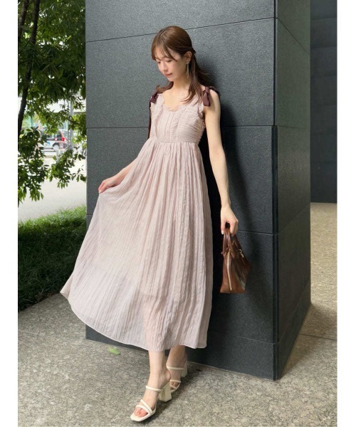 シアーシフォンワッシャーワンピース（ワンピース）｜SNIDEL