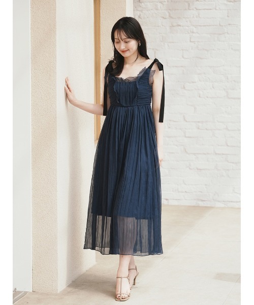 シアーシフォンワッシャーワンピース（ワンピース）｜SNIDEL