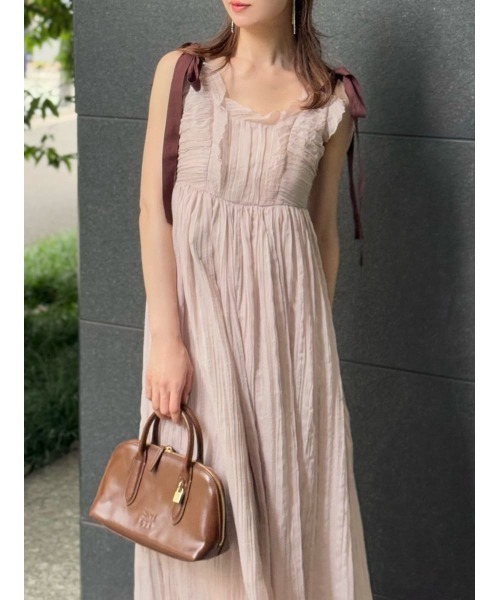 スナイデル　シアーシフォンワッシャーワンピース シアーシフォンワッシャーワンピース(マキシ・ロングワンピース