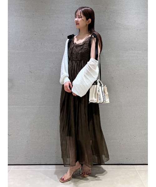 シアーシフォンワッシャーワンピース（ワンピース）｜SNIDEL