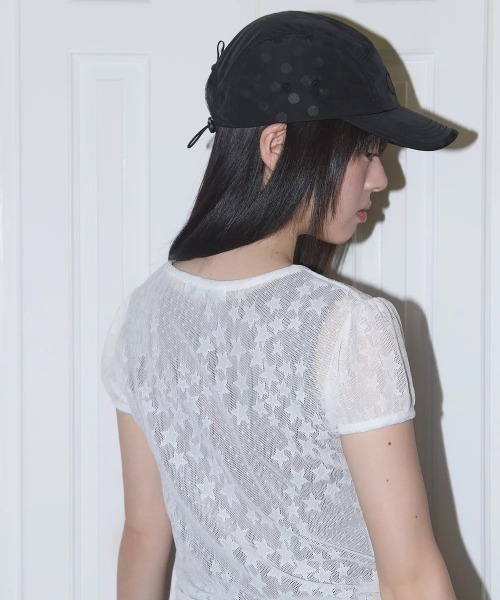 ■FANCY CLUB■ WAVE PUFF LACE TEE (2色) FANCY CLUB tシャツ CLUB/ファンシークラブ Wave Puff Lace Tee